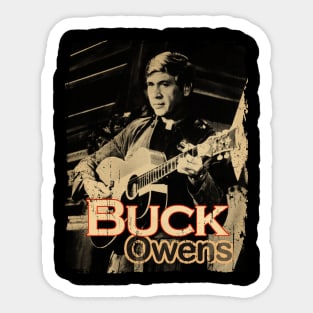 The Buck OwensArtdrawing Sticker